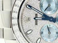 ROLEX　デイトナ　116523Y番!　アイスブルーダイヤバケット仕様!!