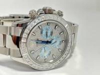 ROLEX　デイトナ　116523Y番!　アイスブルーダイヤバケット仕様!!